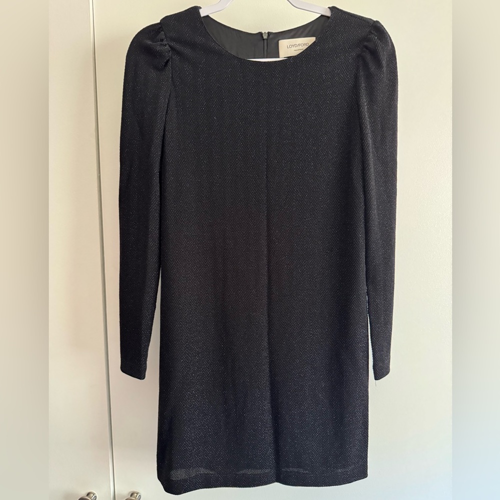 Gorgeous Loyd/Ford Black Sparkly Cocktail Dress